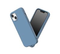 RhinoShield Case Compatible with [iPhone 13 mini] | SolidSuit - Shock Absorbent Slim Design Protective Cover with Premium Matte Finish 3.5M / 11ft Drop Protection - Tide Blue