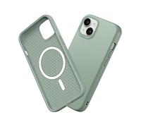 RhinoShield Case Compatible with [iPhone 14/13] | SolidSuit Compatible with Magsafe - Shock Absorbent Slim Design Protective Cover with Premium Matte Finish 3.5M / 11ft Drop Protection - Sage Green