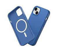 RhinoShield Case Compatible with [iPhone 14/13] | SolidSuit Compatible with Magsafe - Shock Absorbent Slim Design Protective Cover with Premium Matte Finish 3.5M / 11ft Drop Protection - Cobalt Blue