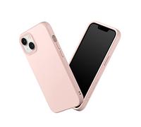 RhinoShield Case Compatible with [iPhone 14/13] | SolidSuit - Shock Absorbent Slim Design Protective Cover with Premium Matte Finish 3.5M / 11ft Drop Protection - Blush Pink