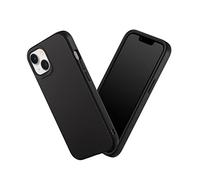 RhinoShield Case Compatible with [iPhone 14/13] | SolidSuit - Shock Absorbent Slim Design Protective Cover with Premium Matte Finish 3.5M / 11ft Drop Protection - Classic Black