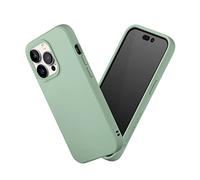 RhinoShield Case Compatible with [iPhone 14 Pro] | SolidSuit - Shock Absorbent Slim Design Protective Cover with Premium Matte Finish 3.5M / 11ft Drop Protection - Sage Green