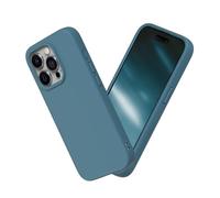 RhinoShield Case Compatible with [iPhone 15 Pro] | SolidSuit - Shock Absorbent Slim Design Protective Cover with Premium Matte Finish 3.5M / 11ft Drop Protection - Ocean Blue