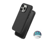 RhinoShield Case Compatible with [iPhone 16 Pro] | SolidX - Reinforced Shock-Absorbing Slim Design Protective Cover with 3.5M / 11ft Drop Protection - Classic Black