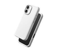 RhinoShield Case Compatible with [iPhone 16] | SolidX - Reinforced Shock-Absorbing Slim Design Protective Cover with 3.5M / 11ft Drop Protection - Classic White