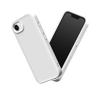 RhinoShield Case Compatible with [iPhone 16e] | SolidSuit - Shock Absorbent Slim Design Protective Cover with Premium Matte Finish 3.5M / 11ft Drop Protection - Classic White