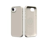 RhinoShield Case Compatible with [iPhone 17e / 16e] | SolidSuit - Shock Absorbent Slim Design Protective Cover with Premium Matte Finish 3.5M / 11ft Drop Protection - Shell Beige