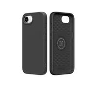 RhinoShield Case Compatible with [iPhone 16e] | SolidSuit - Shock Absorbent Slim Design Protective Cover with Premium Matte Finish 3.5M / 11ft Drop Protection - Classic Black