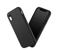 RhinoShield Case Compatible with [iPhone XR] | SolidSuit - Shock Absorbent Slim Design Protective Cover with Premium Matte Finish 3.5M / 11ft Drop Protection Changeable Camera Rings - Classic Black