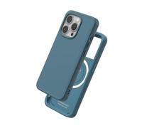 RhinoShield Case Compatible with Magsafe for [iPhone 15 Pro] | SolidX - Reinforced Shock-Absorbing Slim Design Protective Cover with 3.5M / 11ft Drop Protection - Ocean Blue