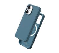 RhinoShield Case Compatible with Magsafe for [iPhone 16 Plus] | SolidX - Reinforced Shock-Absorbing Slim Design Protective Cover with 3.5M / 11ft Drop Protection - Ocean Blue