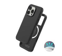 RhinoShield Case Compatible with Magsafe for [iPhone 16 Pro Max] | SolidX - Reinforced Shock-Absorbing Slim Design Protective Cover with 3.5M / 11ft Drop Protection - Classic Black