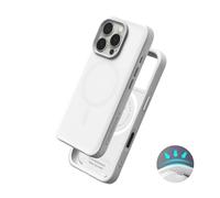 RhinoShield Case Compatible with Magsafe for [iPhone 16 Pro Max] | SolidX - Reinforced Shock-Absorbing Slim Design Protective Cover with 3.5M / 11ft Drop Protection - Classic White