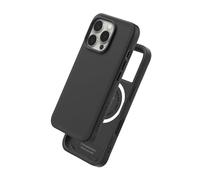 RhinoShield Case Compatible with Magsafe for [iPhone 16 Pro] | SolidX - Reinforced Shock-Absorbing Slim Design Protective Cover with 3.5M / 11ft Drop Protection - Classic Black