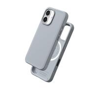 RhinoShield Case Compatible with Magsafe for [iPhone 16] | SolidX - Reinforced Shock-Absorbing Slim Design Protective Cover with 3.5M / 11ft Drop Protection - Ash Grey