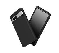 RhinoShield Case Compatible with [Pixel 7a] | SolidSuit - Shock Absorbent Slim Design Protective Cover with Premium Matte Finish 3.5M / 11ft Drop Protection - Classic Black