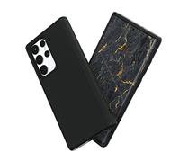 RhinoShield Case Compatible with [Samsung Galaxy S22 Ultra] | SolidSuit - Shock Absorbent Slim Design Protective Cover with Premium Matte Finish 3.5M / 11ft Drop Protection - Classic Black