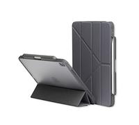 RhinoShield Case for iPad Compatible with [iPad Air 4/5-10.9 inch/iPad Air M2/M3/M4-11 inch] Multi-Angle Stand, Detachable Magnetic Folio, Apple Pencil Holder, Drop Resistant - Ultimate Gray