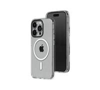 RhinoShield Clear Case Compatible with Magsafe for [iPhone 15 Pro Max] | Superior magnetic, Advanced Yellowing Resistance, Crystal Clear, Protective and Customizable Clear Phone Case - Black