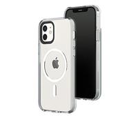 RHINOSHIELD Clear MagSafe Compatible Case for iPhone 12 Pro / 12 | Strong Magnetic, Anti-Yellowing, Transparent, High Clarity, Shockproof, Military Grade Drop Protection