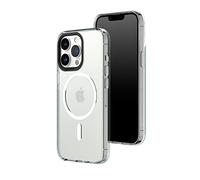 RHINOSHIELD Custodia trasparente compatibile con Magsafe per [iPhone 13 Pro] | Magnetica superiore, resistenza all'ingiallimento avanzata, cristallina, protettiva e personalizzabile custodia