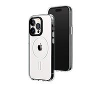 RHINOSHIELD Custodia trasparente compatibile con Magsafe per [iPhone 14 Pro] | Magnetica superiore, resistenza all'ingiallimento avanzata, cristallina, protettiva e personalizzabile custodia per