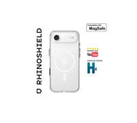 RhinoShield Cover Compatibile MagSafe[iPhone Air] Trasparente, Anti-ingiallimento, Alta Trasparenza, Forza magnetica superiore, supera gli Standard Militari di Protezione - Trasparente - Nouvo