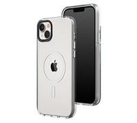 RhinoShield Cover trasparente compatibile con Magsafe per [iPhone 14 Plus] | forza magnetica superiore, alta trasparenza e resistente all'ingiallimento. Personalizzabile - Nero Contorno obiettivi Foto