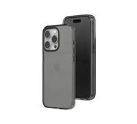 RHINOSHIELD JellyTint - Custodia protettiva trasparente compatibile con iPhone 15 Pro Max, supera gli standard militari di caduta, antigraffio, antiurto, colori alla moda, nero cenere