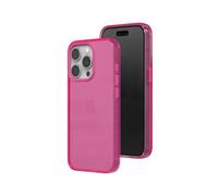RhinoShield JellyTint Transparent Protective Case Compatible with[iPhone 15 Pro]| Exceeds Military Drop Standards, Scratch Resistant, Shockproof, Trendy Colors -Fancy Pink