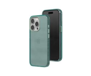 RhinoShield JellyTint Transparent Protective Case Compatible with [iPhone 15 Pro] | Exceeds Military Drop Standards, Scratch Resistant, Shockproof, Trendy Colors -Moody Green