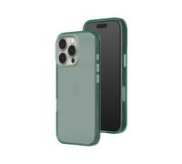 RhinoShield JellyTint Transparent Protective Case Compatible with [iPhone 16 Pro Max] | Exceeds Military Drop Standards, Scratch Resistant, Shockproof, Camera Control Cutout Design - Moody Green