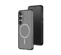 RhinoShield JellyTint Transparent Protective Case Compatible with MagSafe for [Galaxy S25] | Superior Magnetic Force, Exceeds Military Drop Standards, Scratch Resistant, Shockproof - Ash Black
