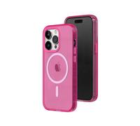 RhinoShield JellyTint Transparent Protective Case Compatible with MagSafe for [iPhone 14 Pro]| Superior Magnetic Force, Exceeds Military Drop Standards, Scratch Resistant, Shockproof -Fancy Pink
