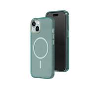 RhinoShield JellyTint Transparent Protective Case Compatible with MagSafe for [iPhone 15]| Superior Magnetic Force, Exceeds Military Drop Standards, Scratch Resistant, Shockproof -Moody Green
