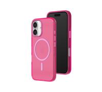 RhinoShield JellyTint Transparent Protective Case Compatible with MagSafe for [iPhone 16 Plus] | Superior Magnetic Force, Scratch Resistant, Shockproof, Camera Control Cutout Design - Fancy Pink