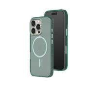 RhinoShield JellyTint Transparent Protective Case Compatible with MagSafe for [iPhone 16 Pro Max] | Superior Magnetic Force, Scratch Resistant, Shockproof, Camera Control Cutout Design - Moody Green