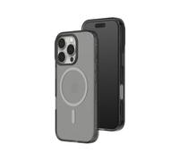 RHINOSHIELD JellyTint Transparent Protective Case Compatible with MagSafe for [iPhone 16 Pro] | Superior Magnetic Force, Scratch Resistant, Shockproof, Camera Control Cutout Design - Ash Black