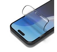 RhinoShield Matte Impact Screen Protector Pro Compatible with [iPhone 16/15 / 14 Pro] | Superior Impact Protection, Scratch Resistance, Static-free, Blue Light Resistant, Installation Tool Included