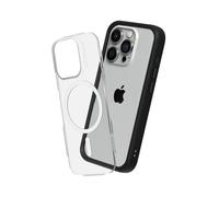 RhinoShield Modular Case Compatible with MagSafe for [iPhone 15 Pro Max] | Mod NX - Superior Magnetic Pull Force, Customizable Heavy Duty Protective Cover 3.5M / 11ft Drop Protection - Black