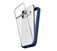 RhinoShield Phone Case Compatible with [iPhone 17 Pro Max]| Mod NX - Modular Protective Bumper Case with Backplate, Shockproof with Military Grade Drop Protection - Navy Blue