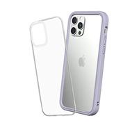 RhinoShield Modular Case compatible with [iPhone 12/12 Pro] | Mod NX - Customizable Shock Absorbent Heavy Duty Protective Cover - Lavender