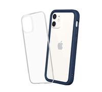 RhinoShield Modular Case compatible with [iPhone 12 mini] | Mod NX - Customizable Shock Absorbent Heavy Duty Protective Cover - Navy Blue