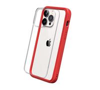 RhinoShield Modular Case Compatible with [iPhone 14 Pro Max] | Mod NX - Customizable Shock Absorbent Heavy Duty Protective Cover 3.5M / 11ft Drop Protection - Red