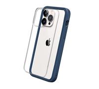 RhinoShield Modular Case Compatible with [iPhone 14 Pro Max] | Mod NX - Customizable Shock Absorbent Heavy Duty Protective Cover 3.5M / 11ft Drop Protection - Navy Blue
