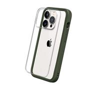 RhinoShield Modular Case Compatible with [iPhone 14 Pro] | Mod NX - Customizable Shock Absorbent Heavy Duty Protective Cover 3.5M / 11ft Drop Protection - Camo Green