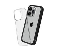 RhinoShield Modular Case Compatible with [iPhone 15 Pro] | Mod NX - Customizable Shock Absorbent Heavy Duty Protective Cover 3.5M / 11ft Drop Protection - Black