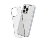RhinoShield Modular Case Compatible with [iPhone 16 Pro Max] | Mod NX - Customizable Shock Absorbent Heavy Duty Protective Cover 3.5M / 11ft Drop Protection - Platinum Gray