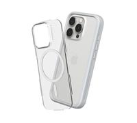 RhinoShield Modular Case Compatible with MagSafe for [iPhone 16 Pro] | Mod NX - Superior Magnetic Pull Force, Customizable Heavy Duty Protective Cover 3.5M / 11ft Drop Protection - Platinum Gray