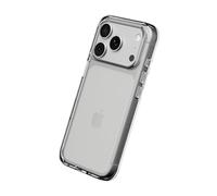 RhinoShield Phone Case Compatible with [iPhone 17 Pro]| Clear Case - Anti-yellowing, High Transparency, Shockproof with Military Grade Drop Protection - (Black Camera Ring)